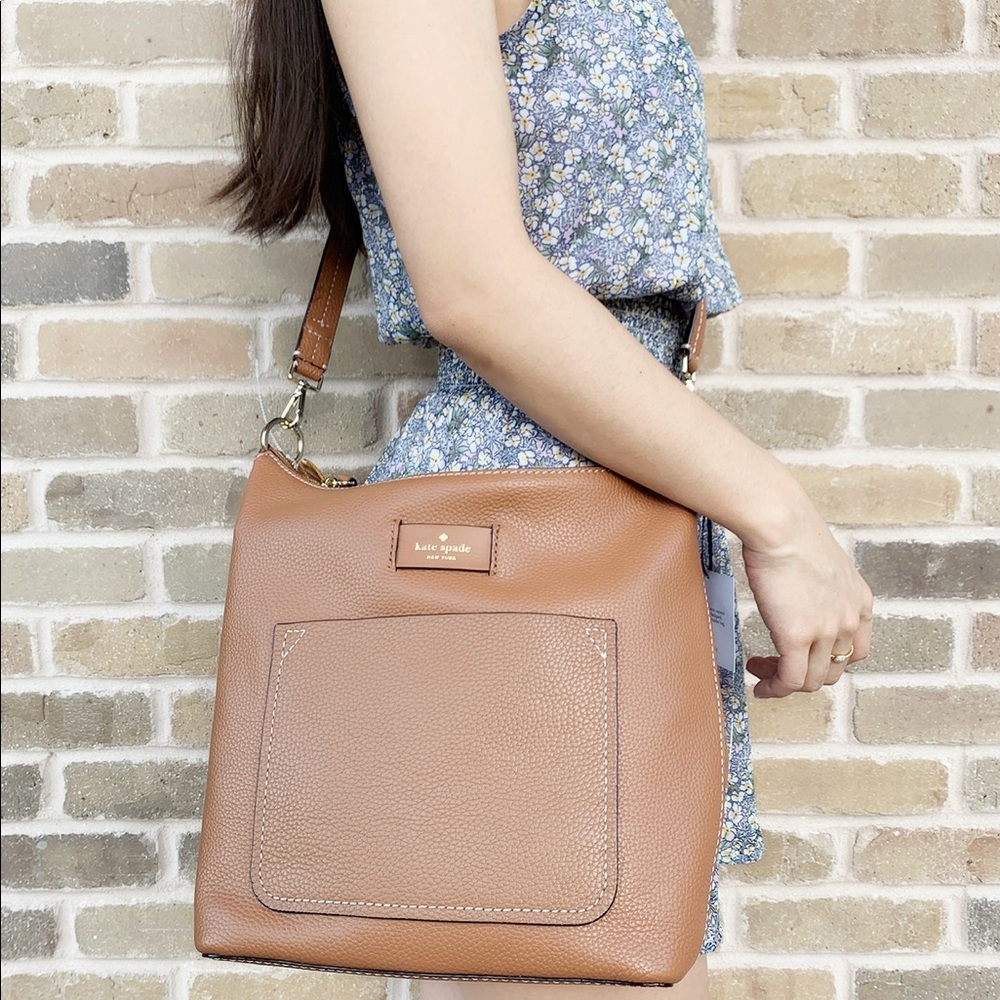 Kate spade convertible shoulder bag crossbody Tan - Picture 4 of 5